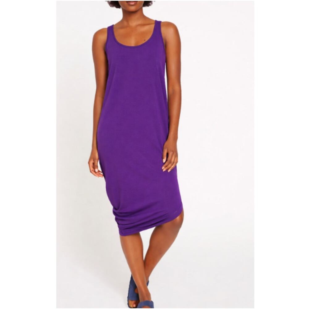 UNIVERSAL STANDARD Women's Purple Iconic Geneva Tank Dress Size 4XS 0/2
